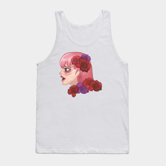 Virtual Songbird Tank Top by UVGloPanda